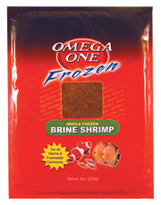 Omega One Frozen Brine Shrimp Flat Pack