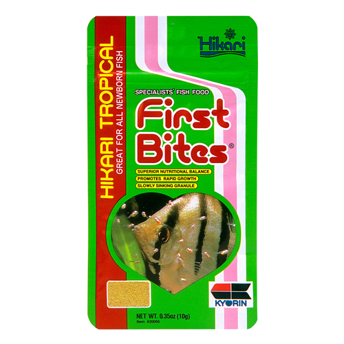 Hikari First Bites Tropical Fish Food for All Newborn Fish .35 oz