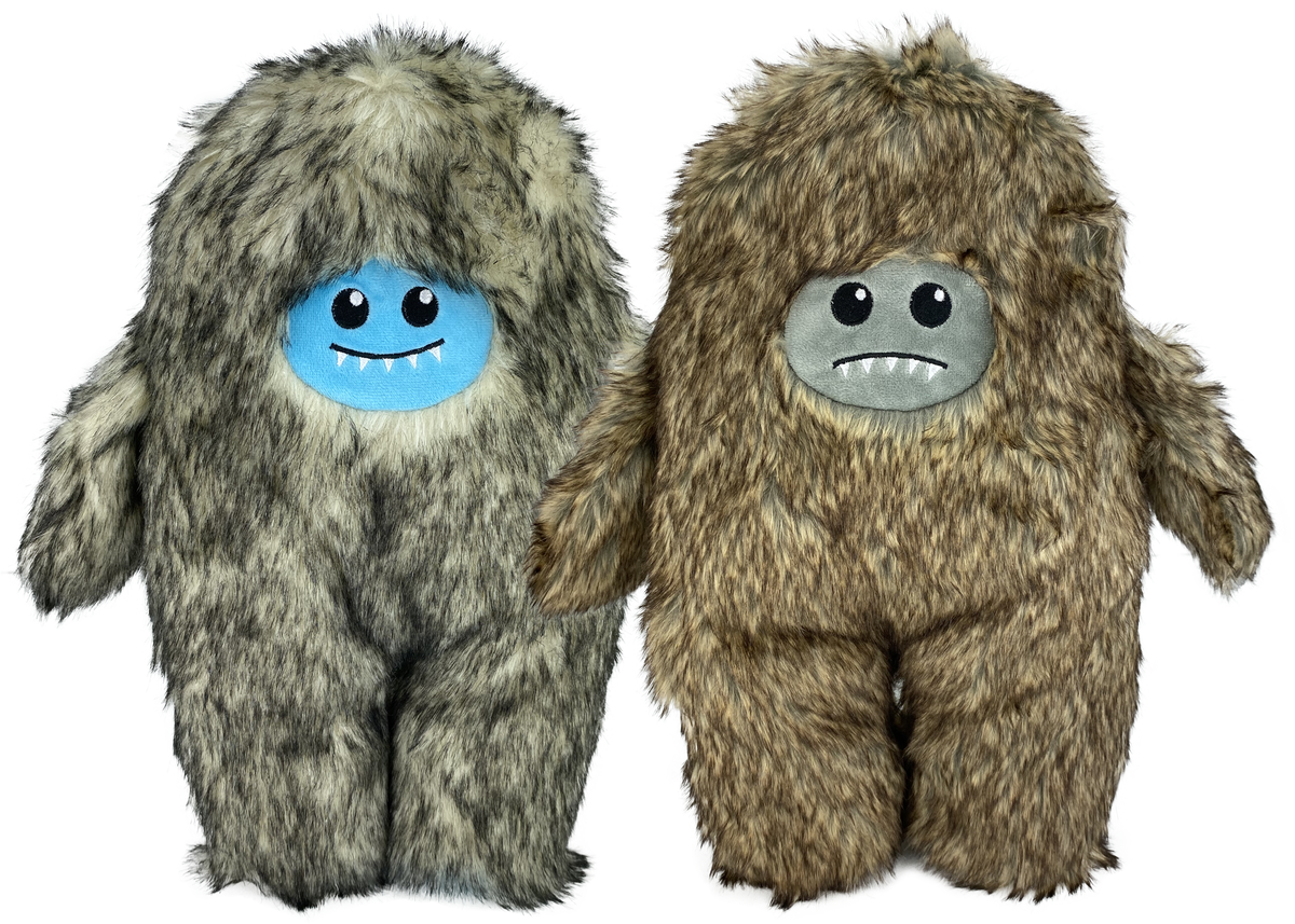 Incredipet Yeti Plush Dog Toy, Assorted 11 in