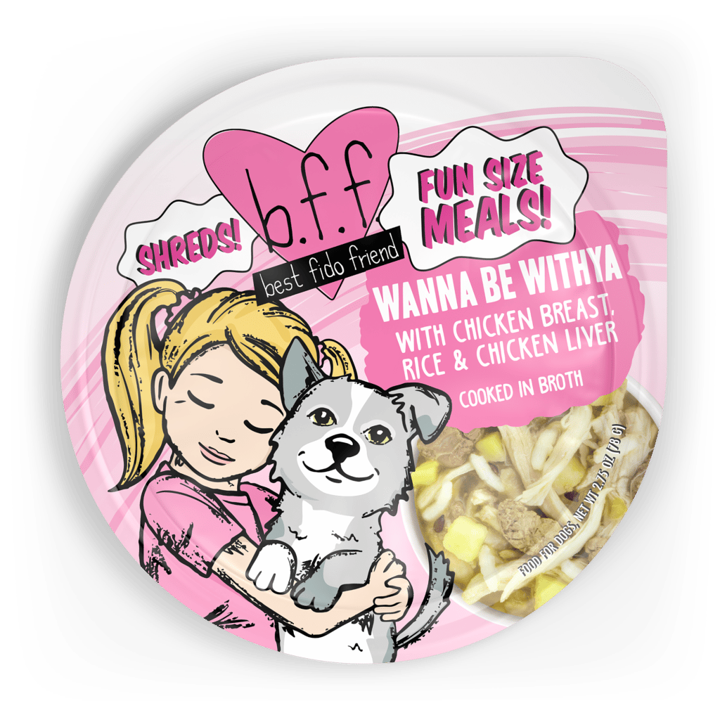 Weruva B.F.F. Fun Size Meals Wanna Be Withya with Chicken Breast, Rice & Chicken Liver Cooked in Broth Wet Dog Food