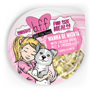 Weruva B.F.F. Fun Size Meals Wanna Be Withya with Chicken Breast, Rice & Chicken Liver Cooked in Broth Wet Dog Food