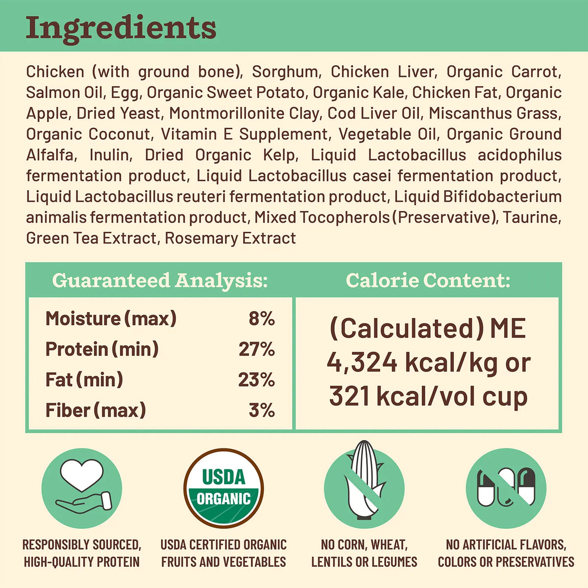 Primal Kibble in the Raw Chicken Recipe Adult Dog Food