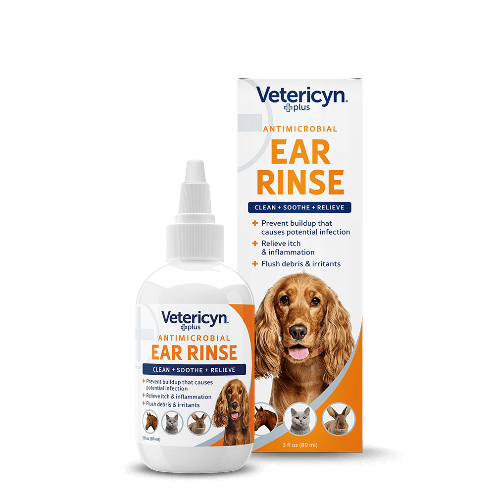Vetericyn Plus Antimicrobial All Animal Ear Rinse 3 oz