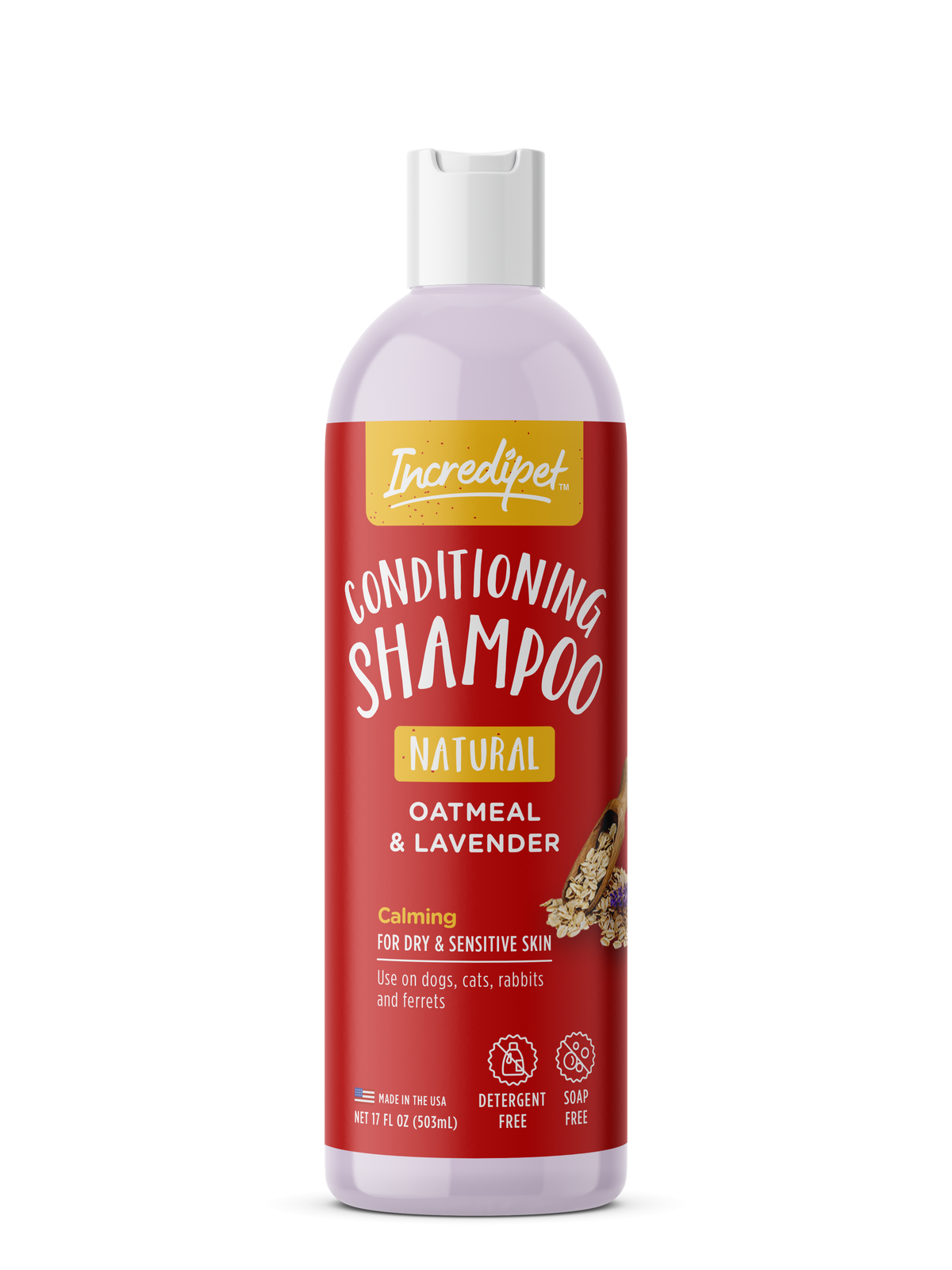 Incredipet Oatmeal & Lavender Shampoo 17 oz