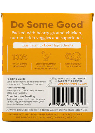 Open Farm Harvest Chicken Rustic Stew Wet Dog Food