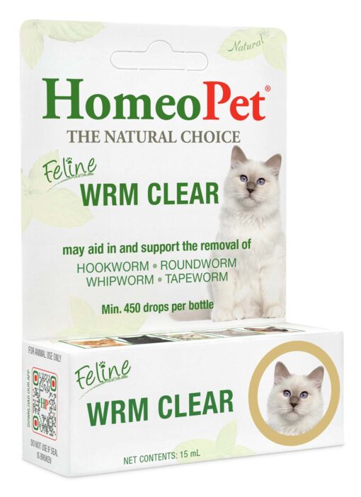 Homeopet Natural Feline Wrm Clear