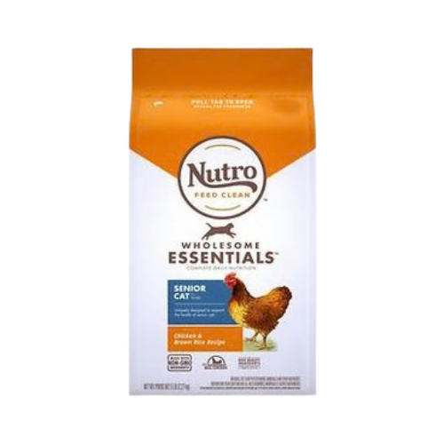 Nutro Senior Chicken & Brown Rice Adult Dry Cat Food 5 lb