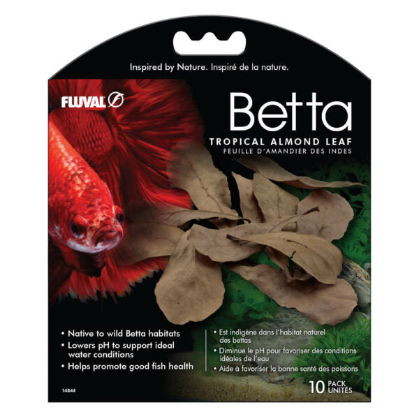 Fluval Betta Tropical Almond Leaf 10 pk