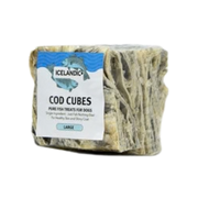 Icelandic+ Plus Cod Skin Large Cube Dog Treats 2 oz