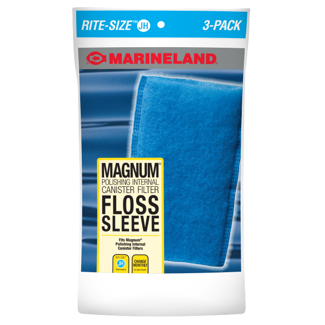 Marineland Polishing Internal Canister Filter Replacement Floss Sleeve 3 pk