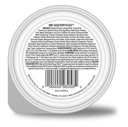 Merrick Lil' Plates Small Breed Pint-Sized Puppy Plate In Gravy Grain-Free Wet Dog Food
