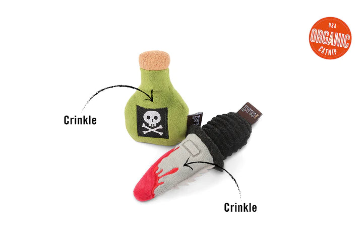 P.l.a.y. Halloween Feline Frenzy Deadly Duo Cat Toys 2 pk
