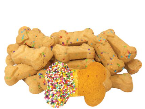 Claudia's Canine Bakery Happy Birthday Vanilla Cereal Bone Baked Dog Treats 8 oz