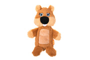 Growl Belly Boomers Benny the Beaver Plush Dog Toy 9 in