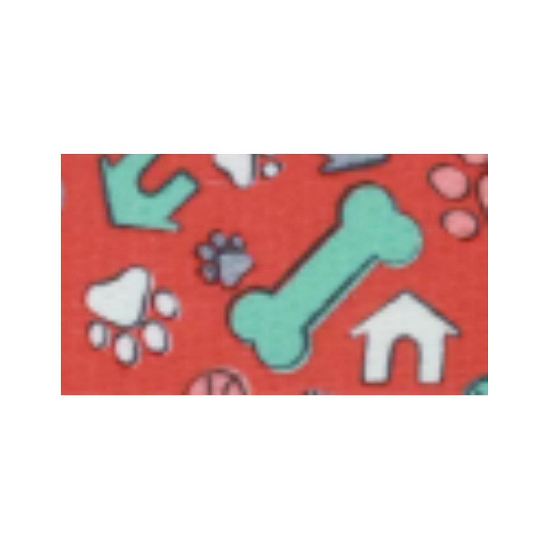 Coastal Pet Products Styles Adjustable Dog Collar- Red Bones