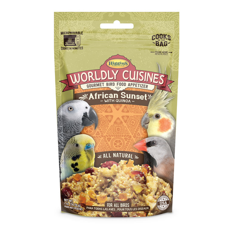 Higgins Worldly Cuisines Gourmet African Sunset Gourmet Bird Food Appetizer 2 oz
