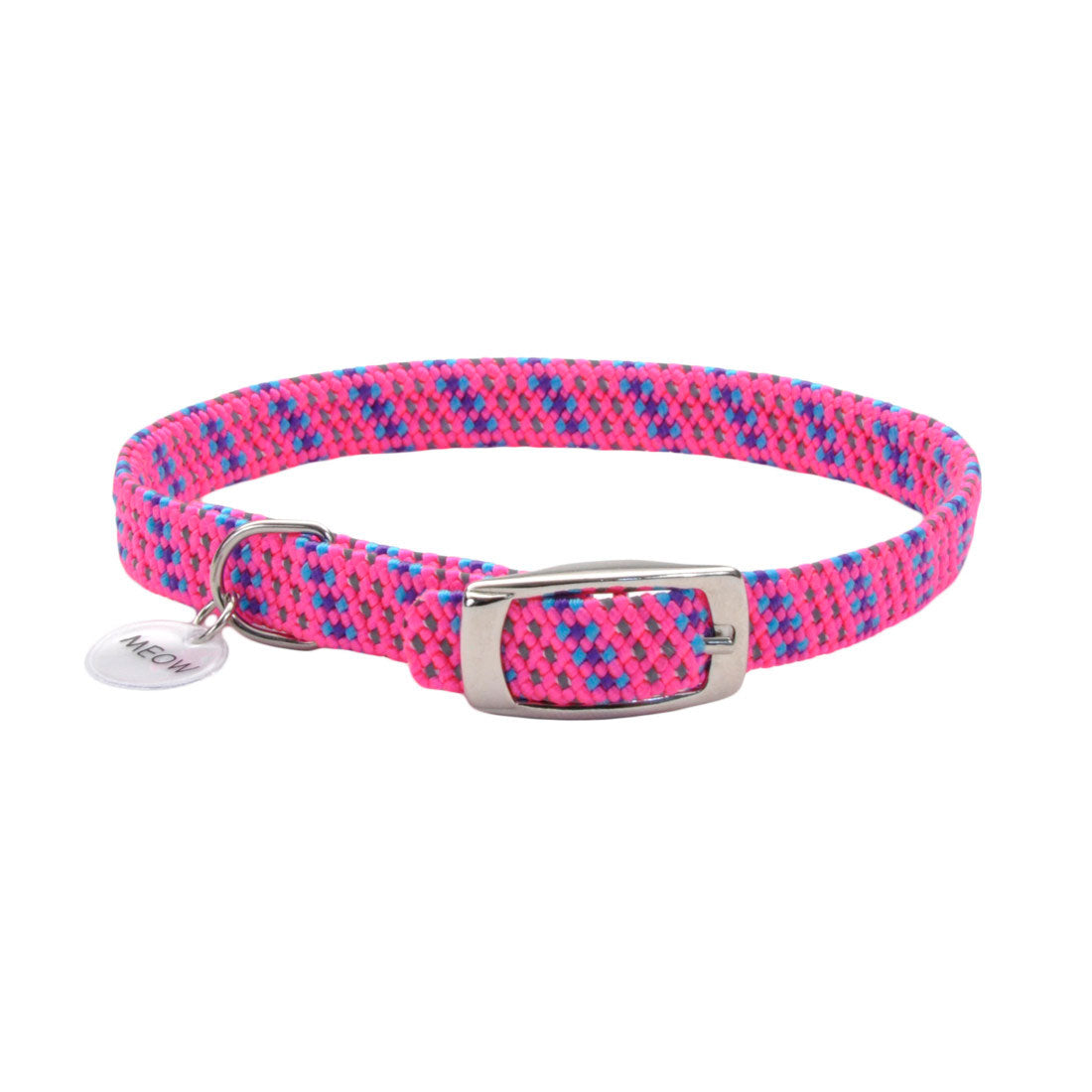 Coastal Pet Products Elastacat Safety Stretch Collar With Reflective Charm