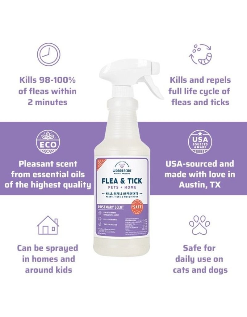 Wondercide Flea/Tick/Mosquito Natural Rosemary Scent Home & Pet Spray