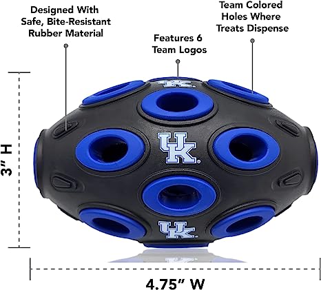 Pets First University of Kentucky Wildcats Dog Treat Dispensing Toy