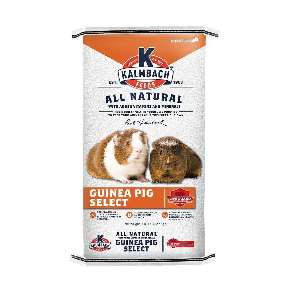 Kalmbach Feeds All Natural Guinea Pig Select Pellet Feed 50 lb