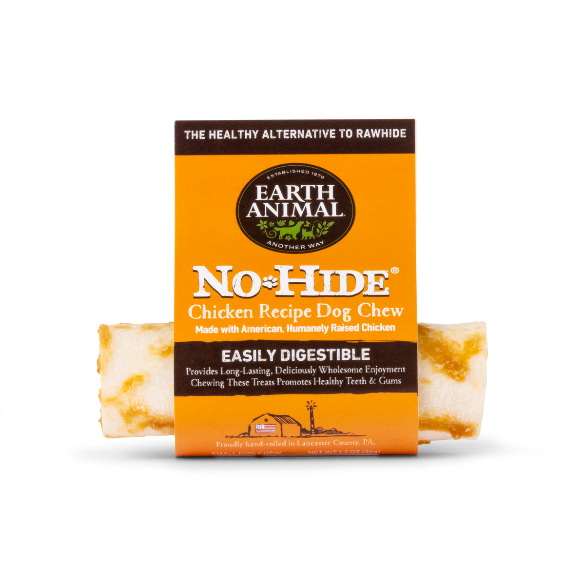 Earth Animal 4 in No-Hide Chicken Chew For Dogs