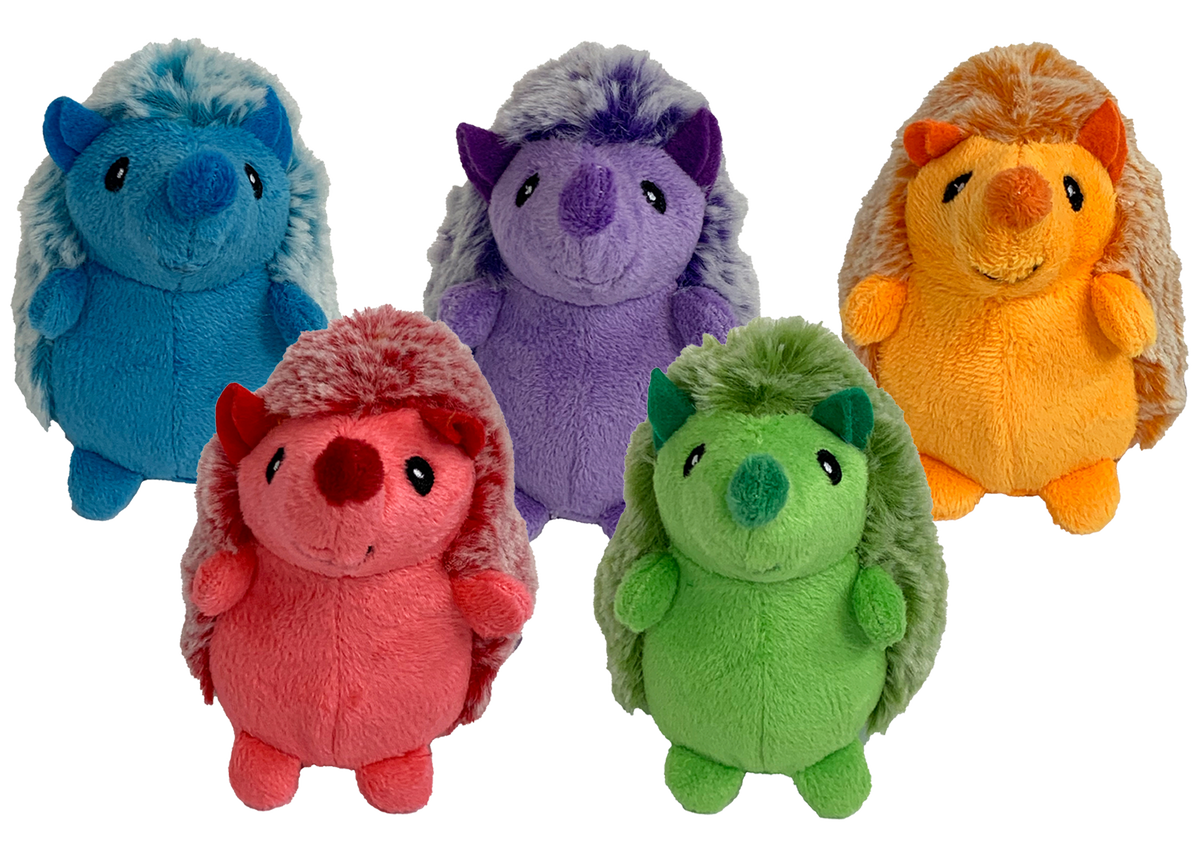 Incredipet Hedgehog Plush Dog Toy, Assorted