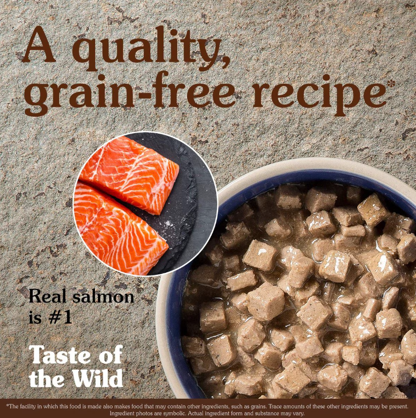 Taste Of The Wild Rocky Mountain Recipe with Salmon & Venison in Gravy Canned Cat Food
