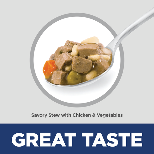 Hill's Science Diet Adult Small & Mini Savory Stew with Chicken & Vegetables Wet Dog Food