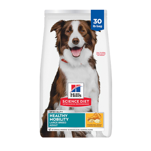 Hill's Science Diet Adult Healthy Mobility Large Breed Chicken Meal, Brown Rice & Barley Recipe Dry Dog Food 30 lb