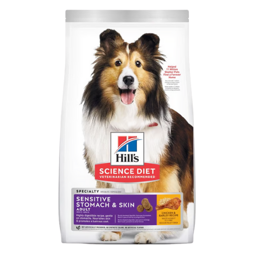 Hill's Science Diet Adult Sensitive Stomach & Skin Chicken Recipe Dry Dog Food