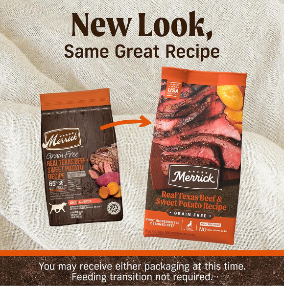 Merrick Grain-Free Adult Real Texas Beef & Sweet Potato Recipe Dry Dog Food
