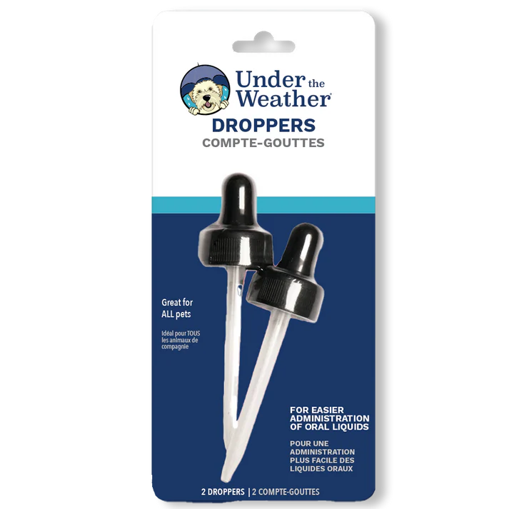 Under The Weather Liquid Droppers for Pets 2 pk