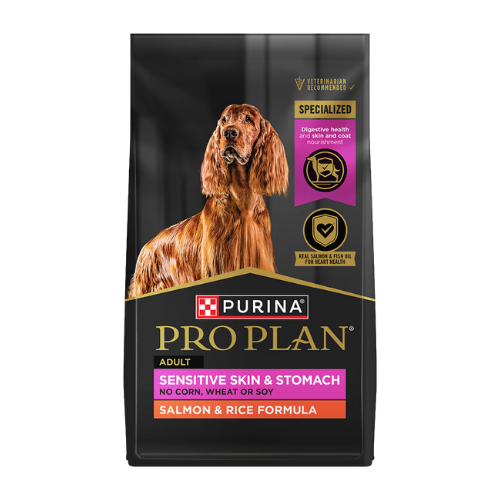 Purina Pro Plan Adult Sensitive Skin & Stomach Salmon & Rice Formula Dry Dog Food