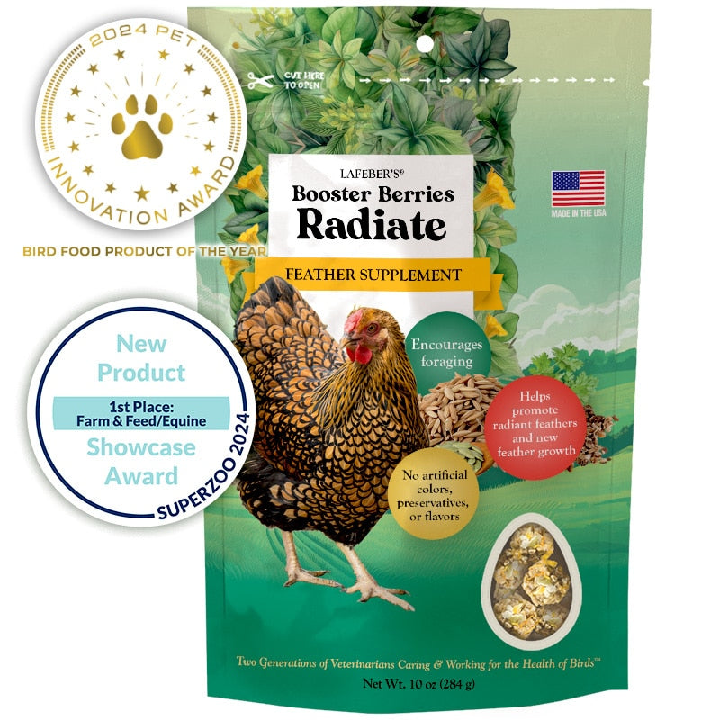 Lafeber's Booster Berries Radiate Chicken Feather Supplement 10 oz