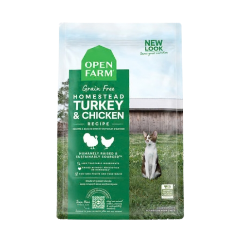 Open Farm Homestead Turkey & Chicken Recipe Dry Cat food