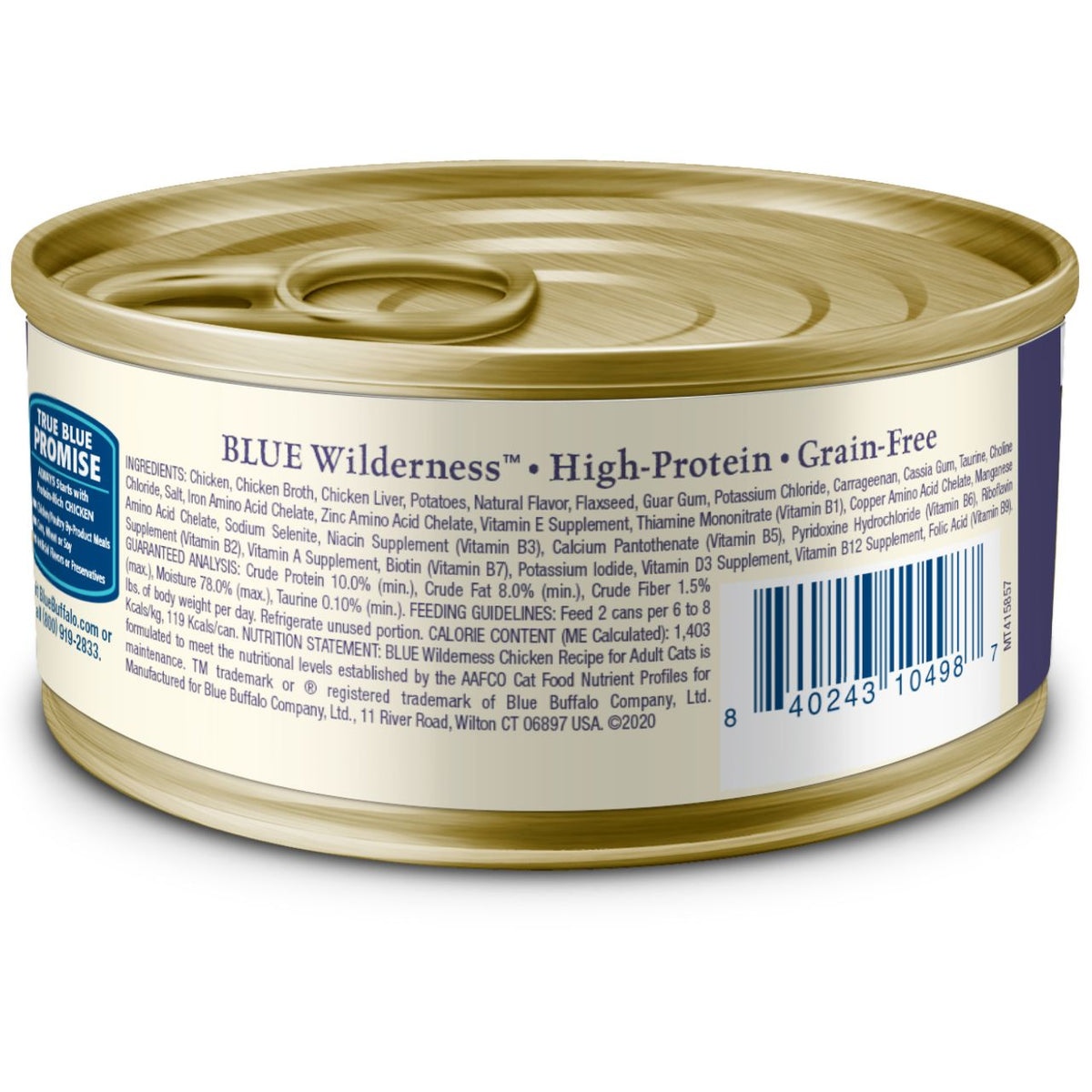 Blue Buffalo Wilderness High Protein Chicken Recipe Grain-Free Canned Cat Food