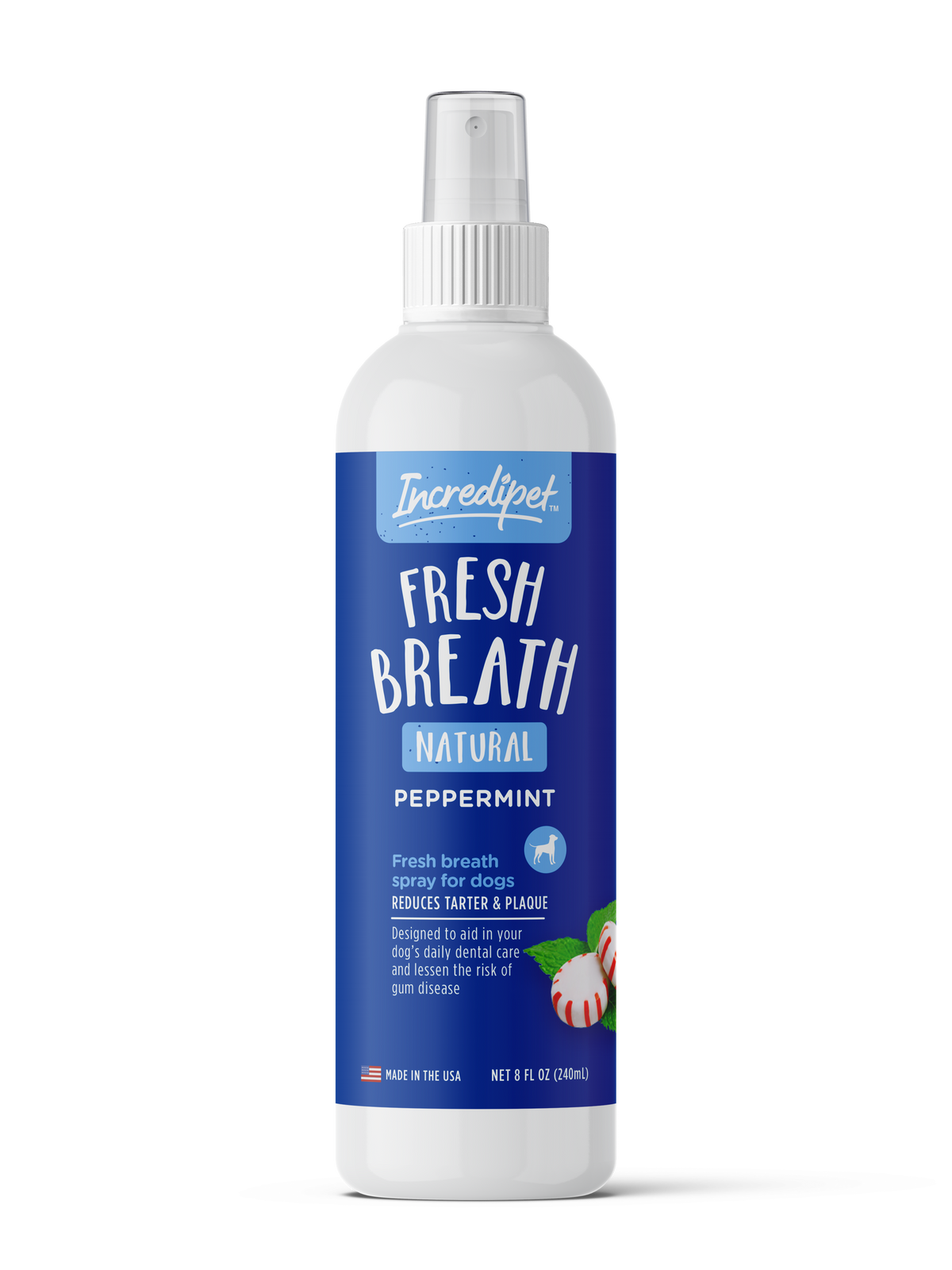 Incredipet Fresh Breath Spray 8 oz