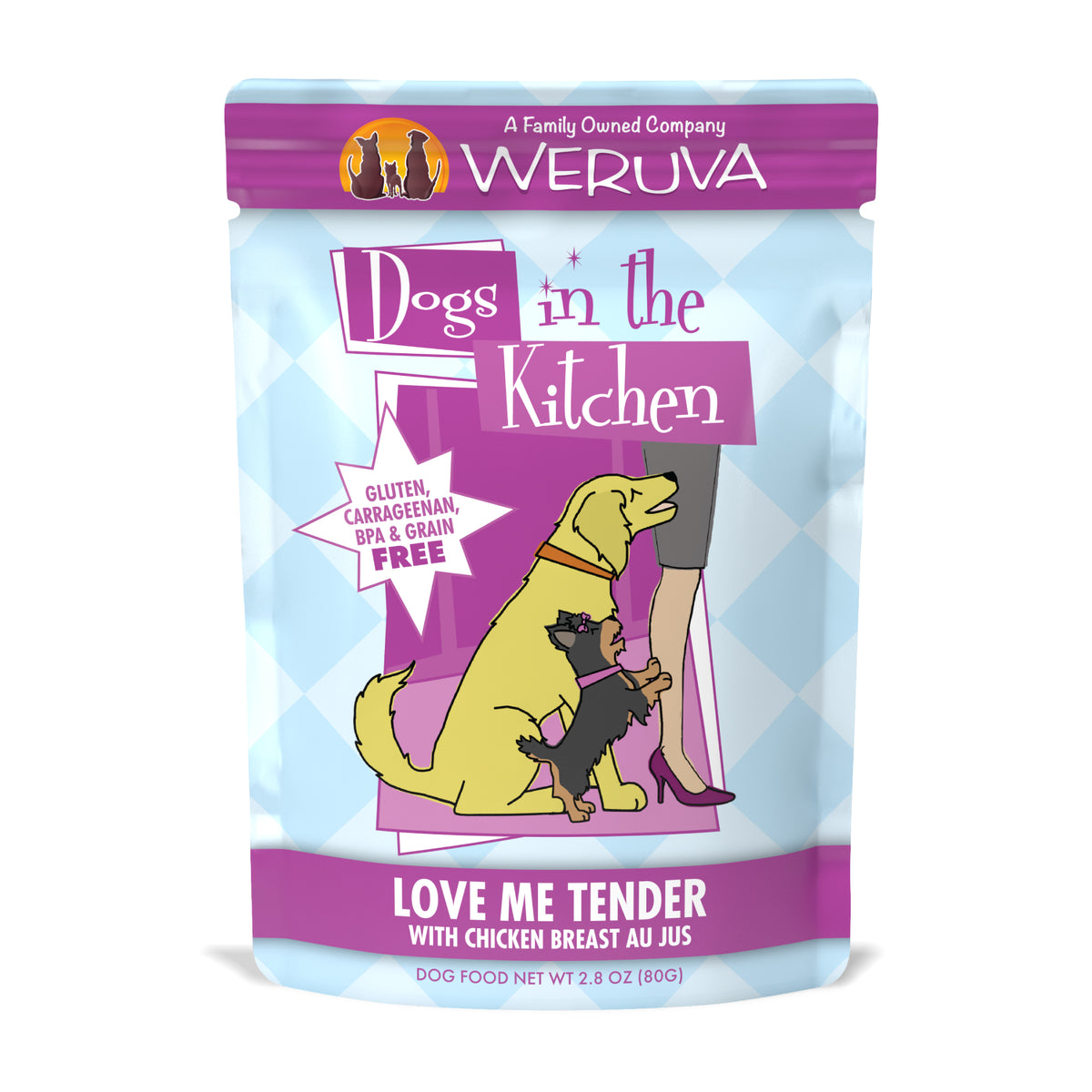 Weruva Love Me Tender with Chicken Breast Au Jus Dog Food