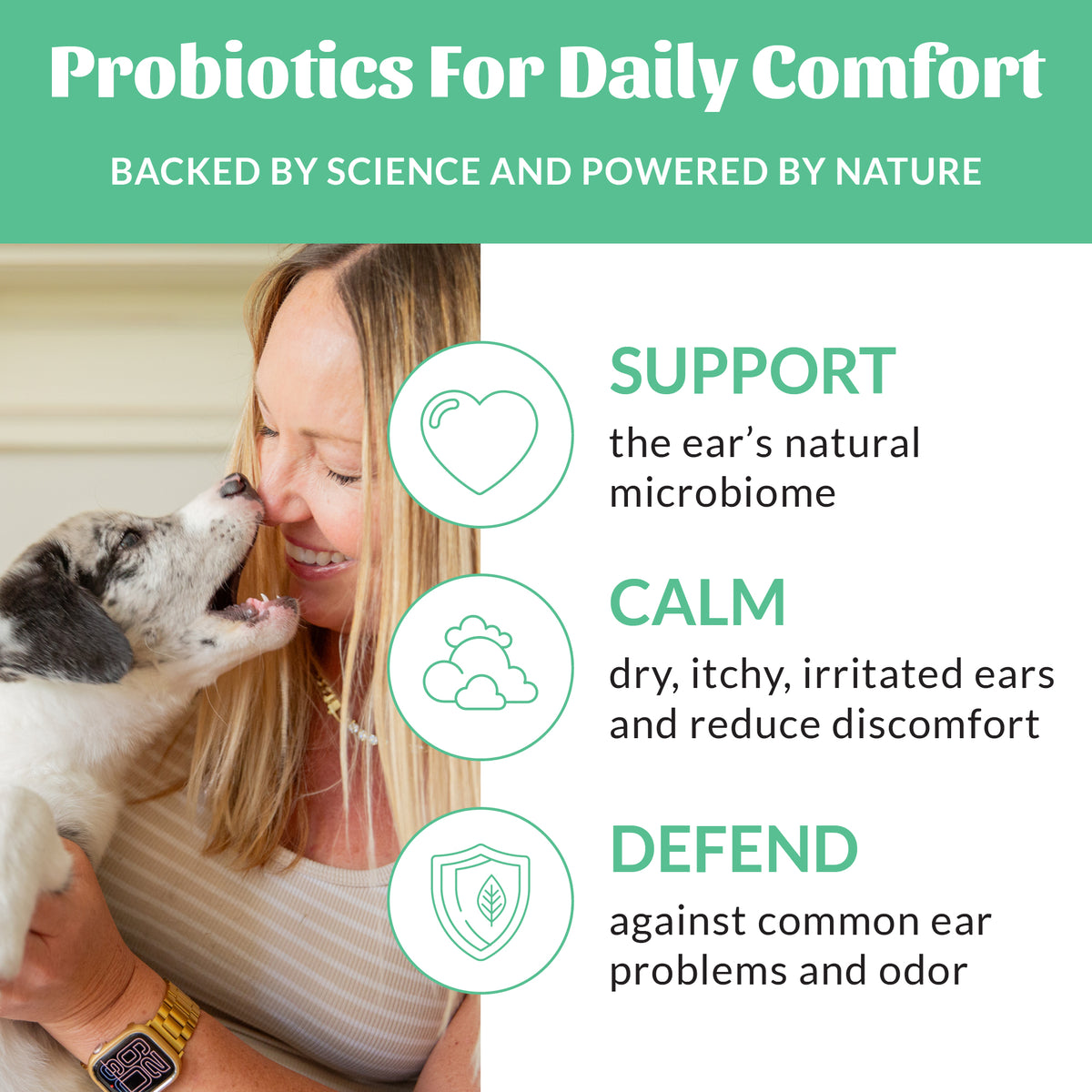 Skout's Honor Probiotic Ear Cleaner for Dogs & Cats 4 oz