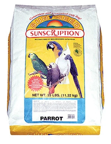 Sunseed Parrot Mix Diet 25 lb