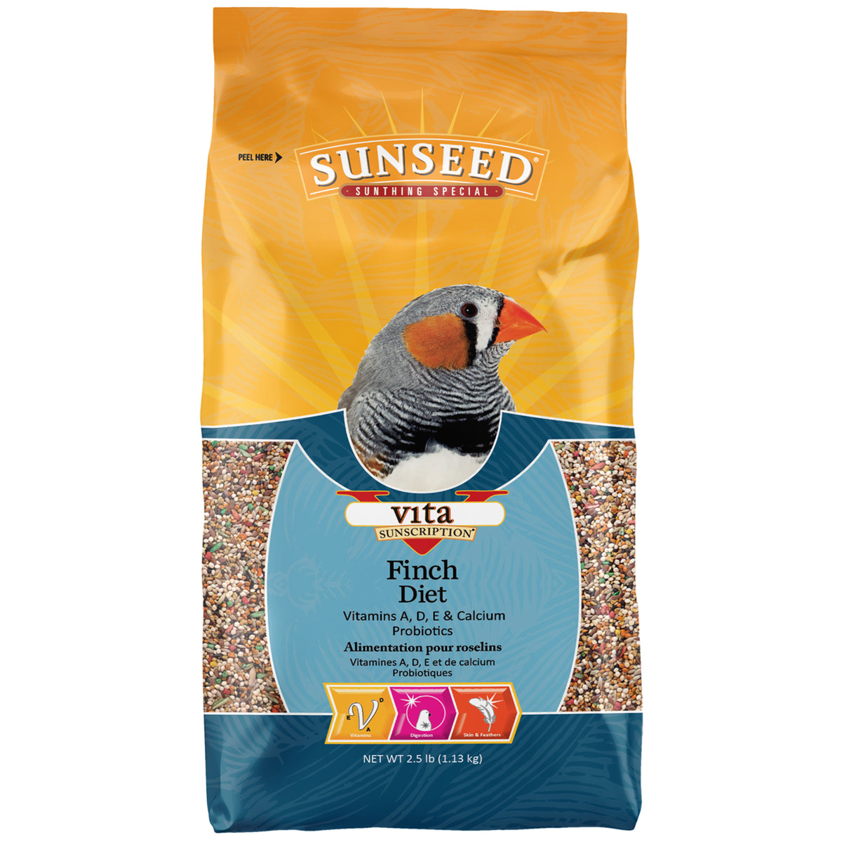 Sunseed Vita Finch Diet 2.5 lb