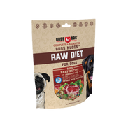 Boss Dog Raw Beef Boss Complete Meal Frozen Dog Food Nuggets 3 lb