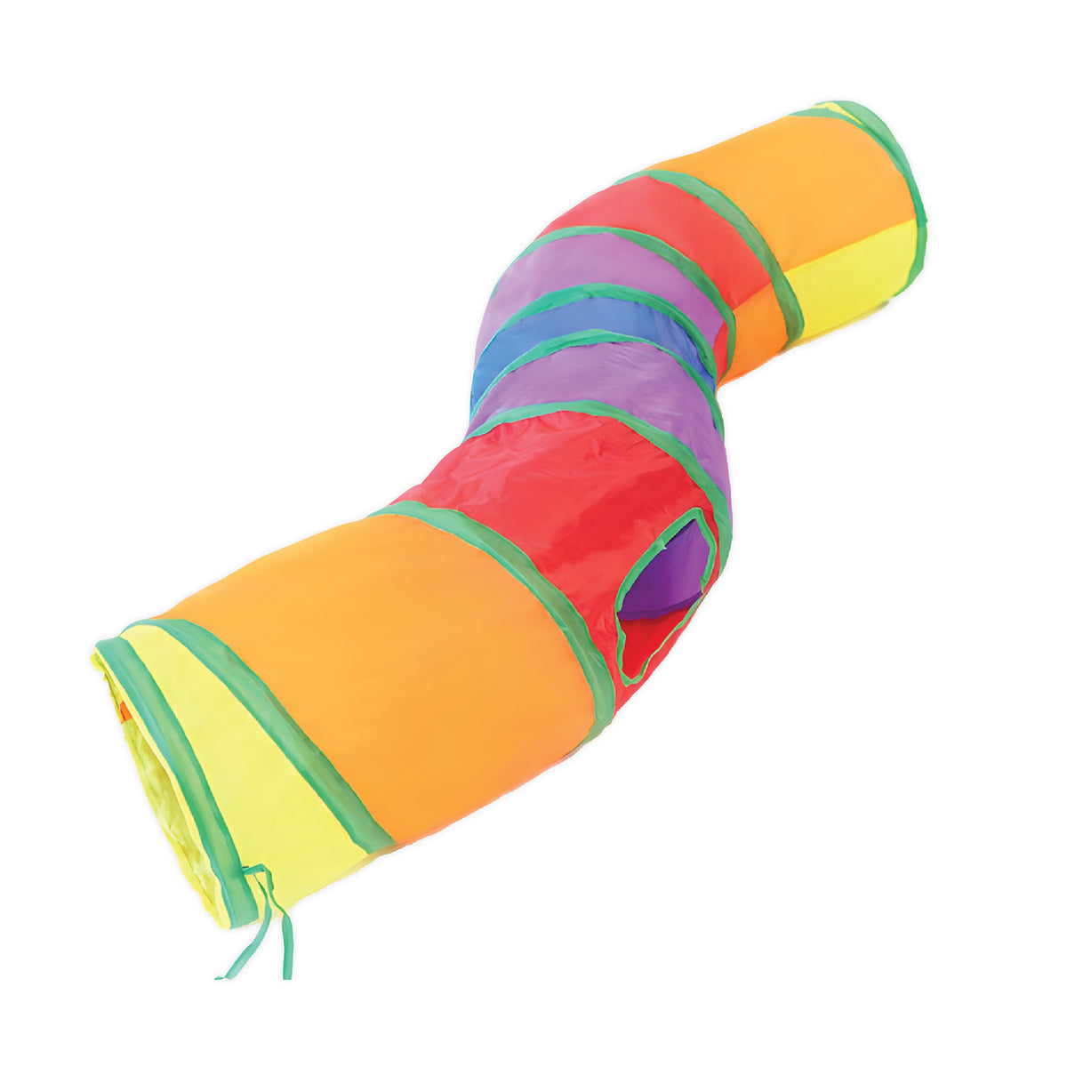 Pet Obsession Meow-n-Roll Pop-Open Curved Play Tunnel Cat Toy