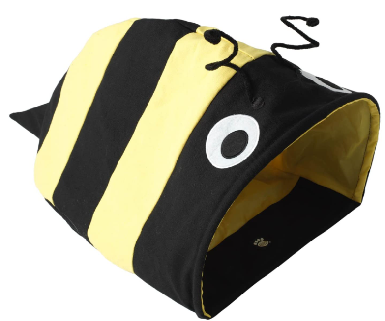 Petrageous Bumble Bee Design Canvas Cat Cave Hideaway