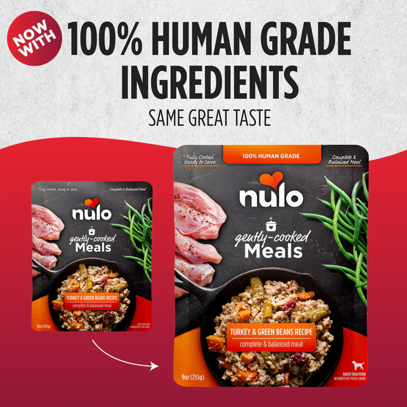 Nulo Gently-Cooked Meals Turkey & Green Beans Recipe Adult Dog Food