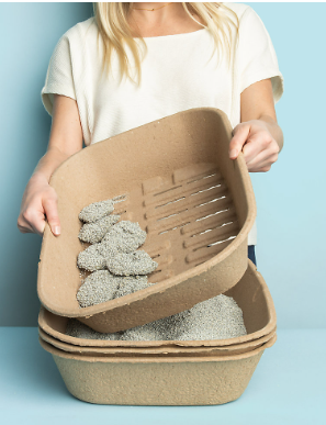 Kitty Sift Disposable Sifting Cat Litter Box, 3 pack