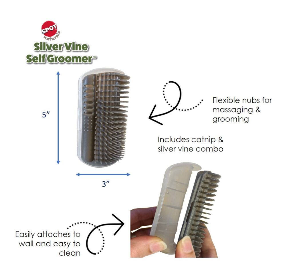 Spot Silver Vine Cat Self Groomer
