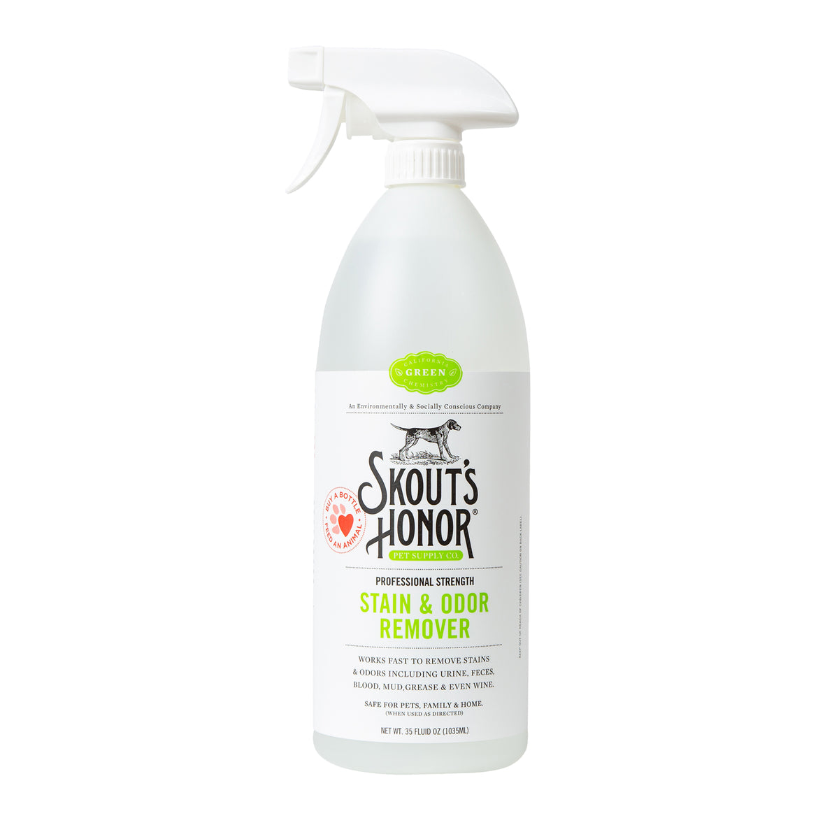 Skout's Honor Professional Strength Dog Stain & Odor Remover Spray 35 oz