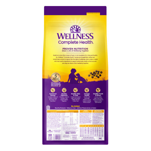 Wellness Complete Health Puppy Deboned Chicken, Oatmeal, & Salmon Meal Recipe Dry Dog Food