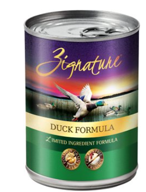 Zignature Duck Meal Limited Ingredient Formula Grain-Free Canned Dog Food